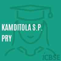 Kamditola S.P. Pry Primary School Logo