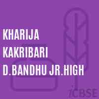 Kharija Kakribari D.Bandhu Jr.High School Logo