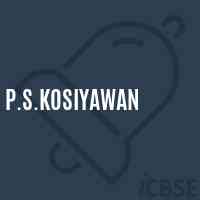 P.S.Kosiyawan Primary School Logo