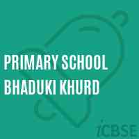 Primary School Bhaduki Khurd Logo