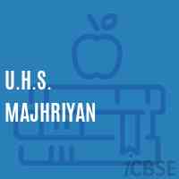 U.H.S. Majhriyan Secondary School Logo