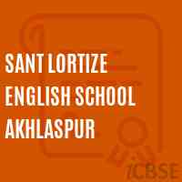 Sant Lortize English School Akhlaspur Logo