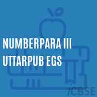 Numberpara Iii Uttarpub Egs Primary School Logo