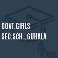 Govt.Girls Sec.Sch., Guhala Secondary School Logo