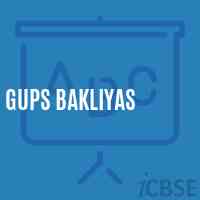 Gups Bakliyas Middle School Logo