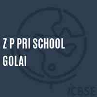 Z P Pri School Golai Logo