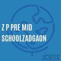 Z P Pre Mid Schoolzadgaon Logo