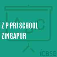 Z P Pri School Zingapur Logo