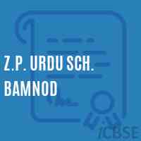 Z.P. Urdu Sch. Bamnod Primary School Logo