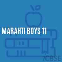 Marahti Boys 11 Primary School Logo
