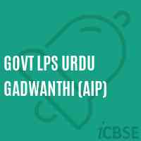 Govt Lps Urdu Gadwanthi (Aip) Primary School Logo