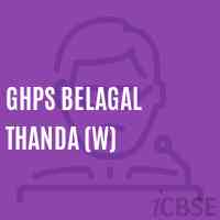 Ghps Belagal Thanda (W) Middle School Logo