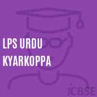 Lps Urdu Kyarkoppa Primary School Logo