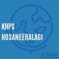 Khps Hosaneeralagi Middle School Logo