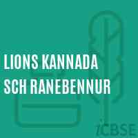 Lions Kannada Sch Ranebennur Middle School Logo