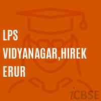 Lps Vidyanagar,Hirekerur Primary School Logo