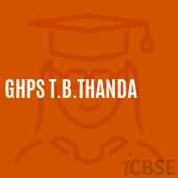 Ghps T.B.Thanda Middle School Logo