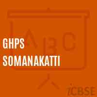 Ghps Somanakatti Middle School Logo