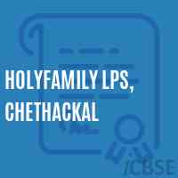 Holyfamily Lps, Chethackal Primary School Logo