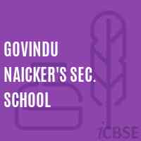 Govindu Naicker'S Sec. School Logo