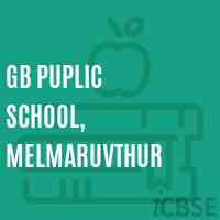 GB Puplic School, Melmaruvthur Logo