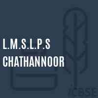 L.M.S.L.P.S Chathannoor Primary School Logo