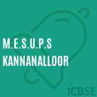 M.E.S.U.P.S Kannanalloor Middle School Logo