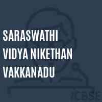 Saraswathi Vidya Nikethan Vakkanadu Middle School Logo