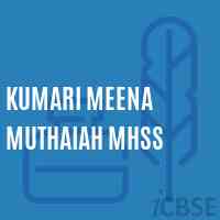 Kumari Meena Muthaiah Mhss Senior Secondary School Logo