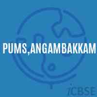PUMS,Angambakkam Middle School Logo