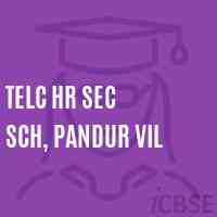 Telc Hr Sec Sch, Pandur Vil High School Logo