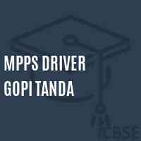 Mpps Driver Gopi Tanda Primary School Logo