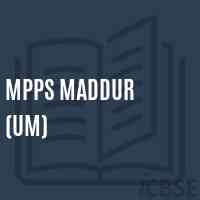 Mpps Maddur (Um) Primary School Logo