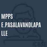 Mpps E.Pasalavandlapalle Primary School Logo