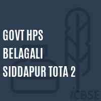 Govt Hps Belagali Siddapur Tota 2 Middle School Logo