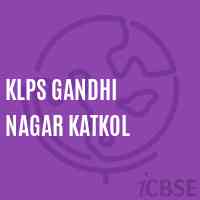 Klps Gandhi Nagar Katkol Primary School Logo