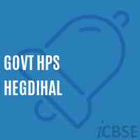 Govt Hps Hegdihal Middle School Logo