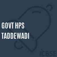 Govt Hps Taddewadi Middle School Logo