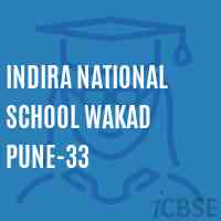 Indira National School Wakad Pune-33 Logo