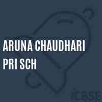 Aruna Chaudhari Pri Sch Middle School Logo