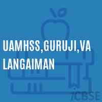 Uamhss,Guruji,Valangaiman Senior Secondary School Logo