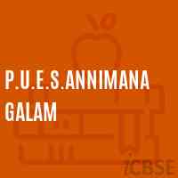 P.U.E.S.Annimanagalam Primary School Logo
