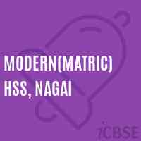 Modern(Matric) Hss, Nagai Senior Secondary School Logo
