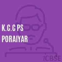 K.C.C Ps Poraiyar Primary School Logo