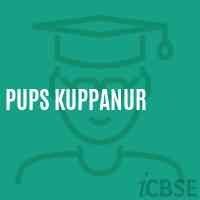 Pups Kuppanur Primary School Logo