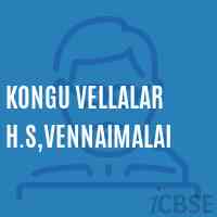 Kongu Vellalar H.S,Vennaimalai High School Logo