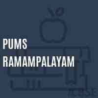 Pums Ramampalayam Middle School Logo