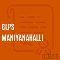 Glps Maniyanahalli Primary School Logo
