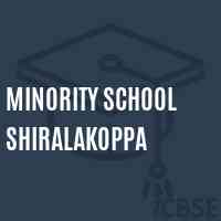 Minority School Shiralakoppa Logo