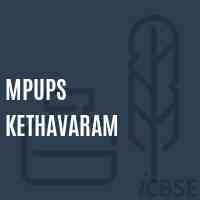 Mpups Kethavaram Middle School Logo